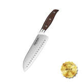 7 inch Santoku knife - The ‘ULTIMATE’ Chef Knife Design -Japanese style/German premium steel blades - Chop-Master™